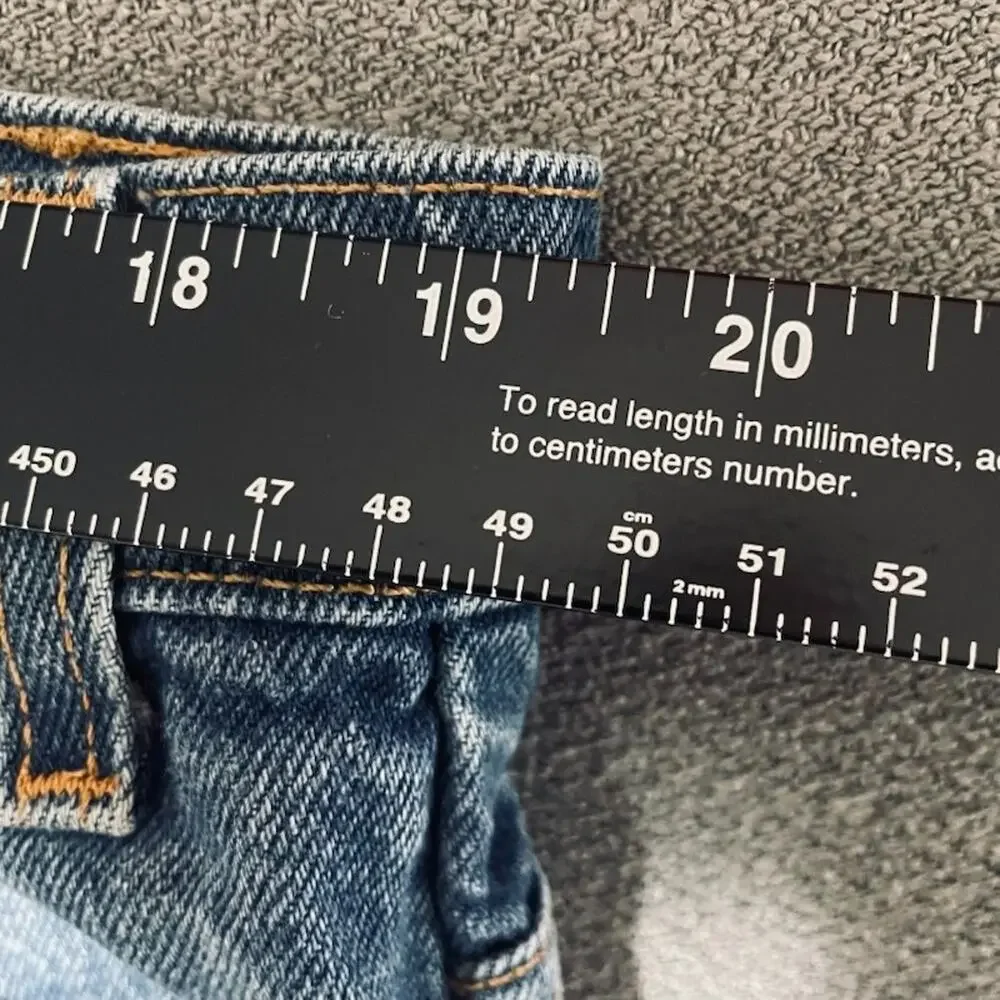 Vintage 90s Levis 505 Orange Tab Jeans Made in USA Medium Dark Wash 39x29